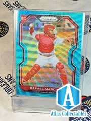 2021 Panini Prizm Tier II Teal Wave Prizm Rafael Marchan #151 Rookie RC